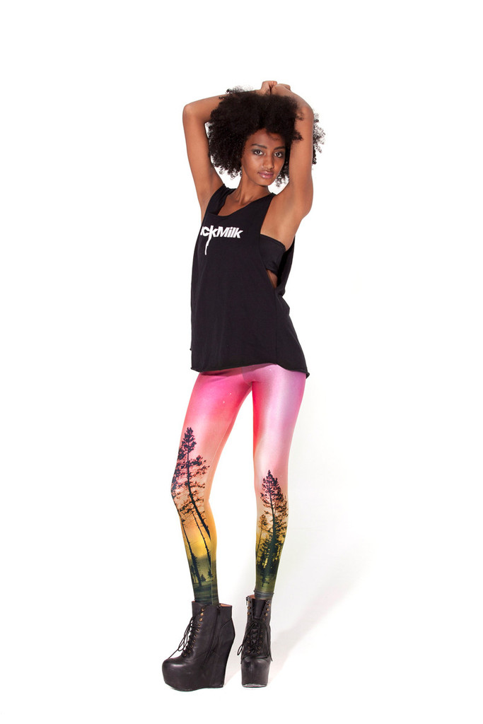 F33072  Leggings Aurora Boreal - ROSA